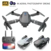 المهنية طائرة بدون طيار صغيرة للتحكم عن بعد E88 4K HD كاميرا جوية واي فاي FPV طوي كوادكوبتر RC هليكوبتر لعبة أطفال هدية