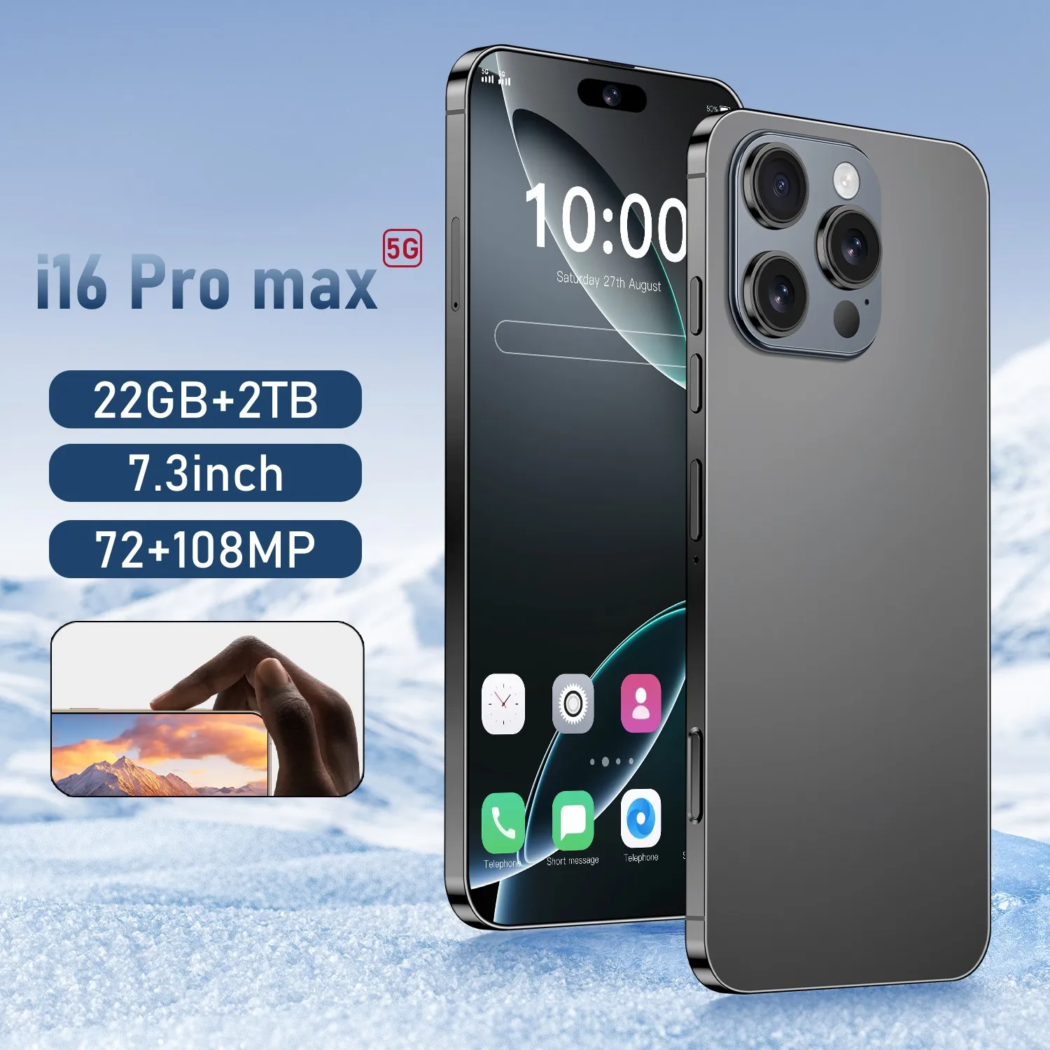 Black 22GB 2TB