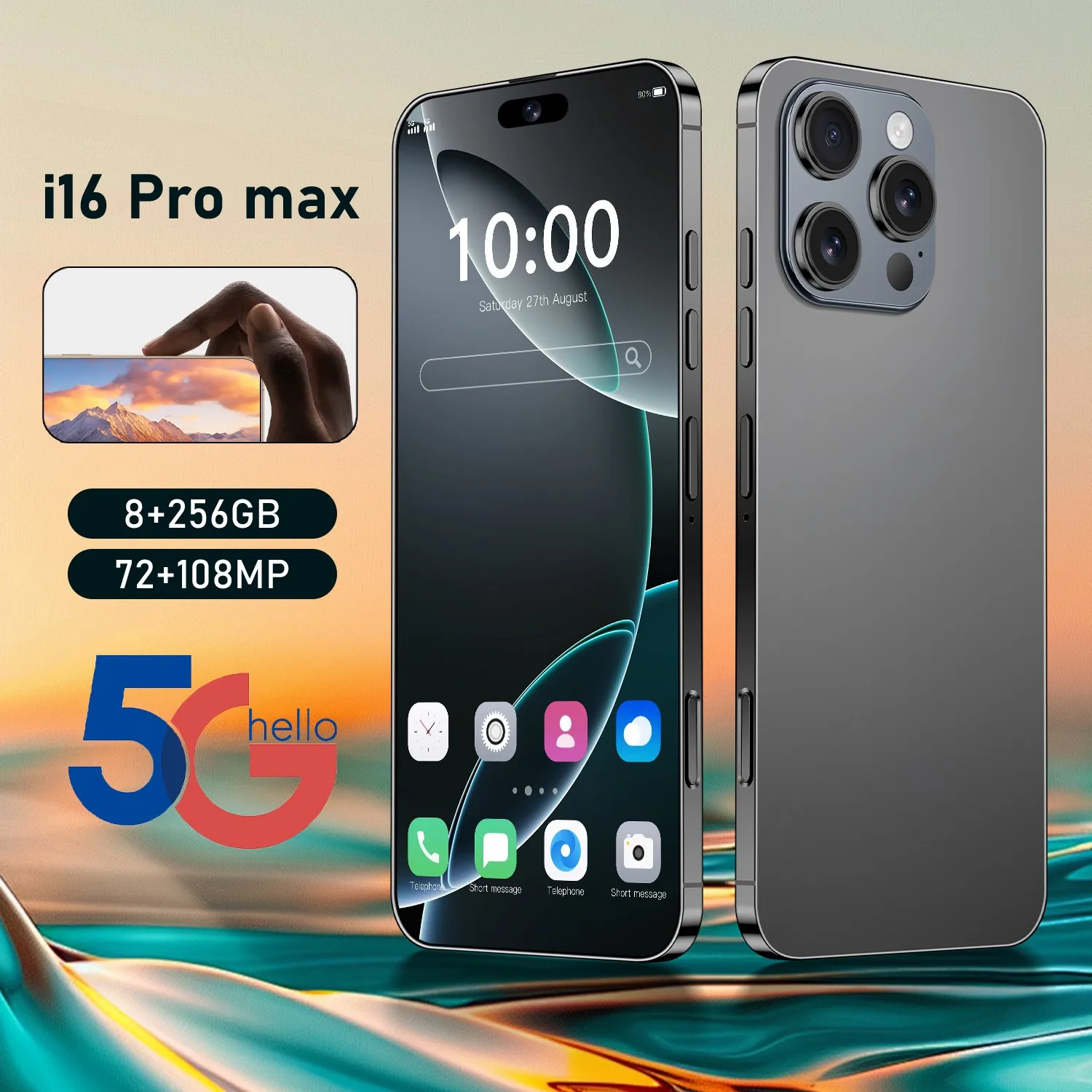Black 8GB 256GB