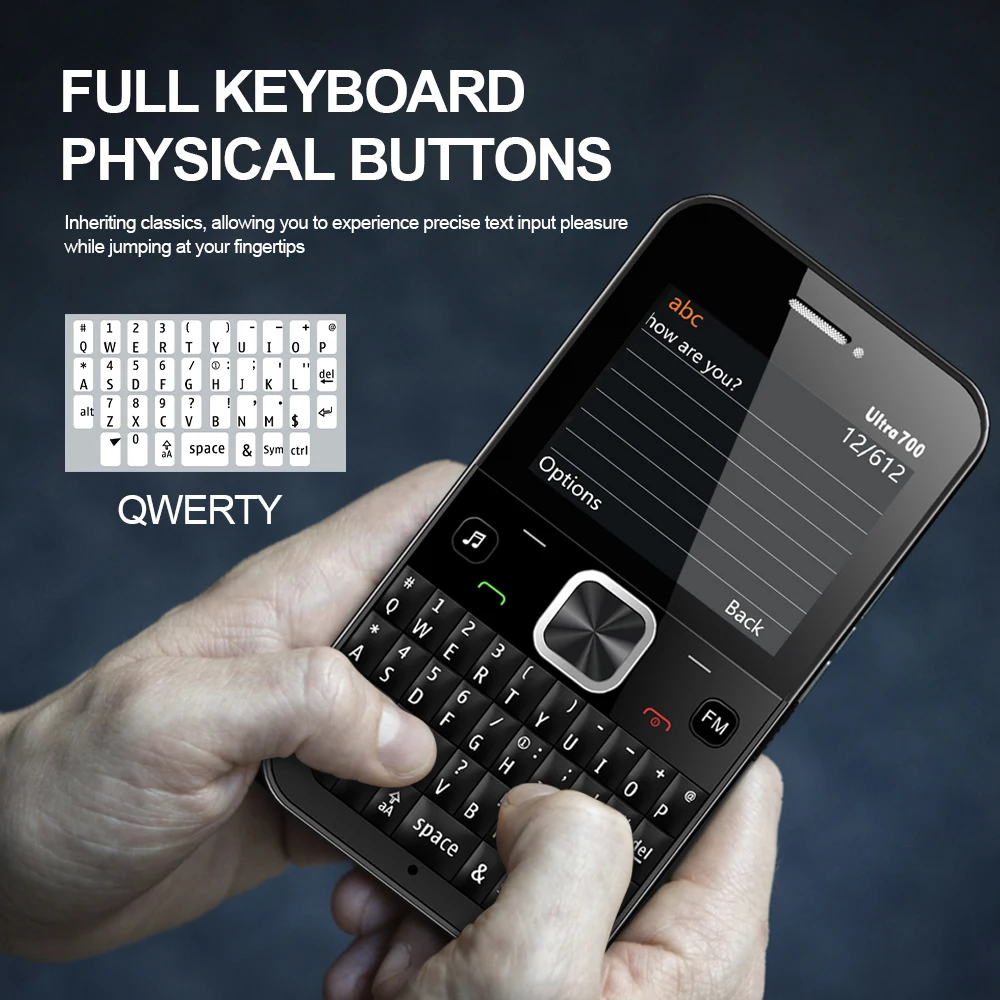 SERVO Ultra700 4 بطاقة SIM Qwerty الهاتف المحمول NFC التحكم في الوصول سرعة الاتصال الهاتفي القائمة السوداء TYPE-C GSM الخلوية لوحة المفاتيح الكاملة الهاتف المحمول - الصورة 4