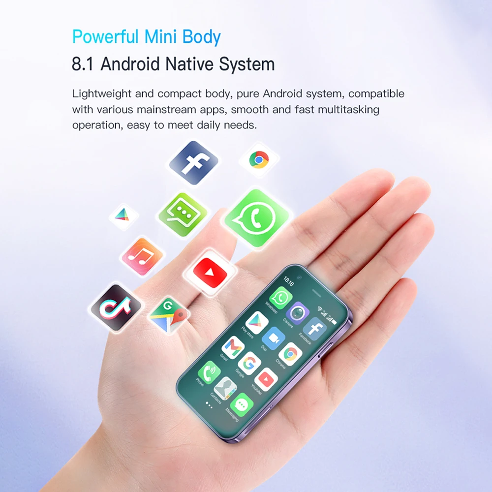 SOYES XS15، هاتف صغير، 3.0 بوصة، هاتف ذكي أندرويد، 16 جيجابايت روم 2 جيجابايت رام ثنائي الشريحة متجر جوجل بلاي الهواتف المحمولة الهواتف المحمولة الأصلية - الصورة 5