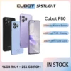 Cubot الإصدار العالمي للهواتف الذكية التي تعمل بنظام Android P80، هاتف Android 13، ذاكرة الوصول العشوائي 8 جيجابايت، 256 جيجابايت/512 جيجابايت ROM، NFC، شاشة كبيرة 6.583 بوصة، كاميرا 48 ميجابكسل