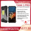 Unihertz Tank 3 Pro 8849 هاتف ذكي متين أندرويد 5G مع جهاز عرض 100 لومن 32/36 جيجابايت 512 جيجابايت 23800 مللي أمبير في الساعة مقاوم للماء 200 ميجابكسل