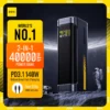 باور بانك AOHI Starship 40,000mAh بقدرة 140 وات PD3.1 باور بانك للكمبيوتر المحمول مع كابل C-C ومحطة شحن سريعة لأجهزة الكمبيوتر المحمول iPhone MacBook