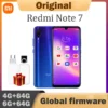 البرامج الثابتة العالمية Xiaomi Redmi Note 7 تخزين الهاتف الذكي Snapdragon 660 الهاتف المحمول الأصلي مع مستشعر بصمات الأصابع الخلفية