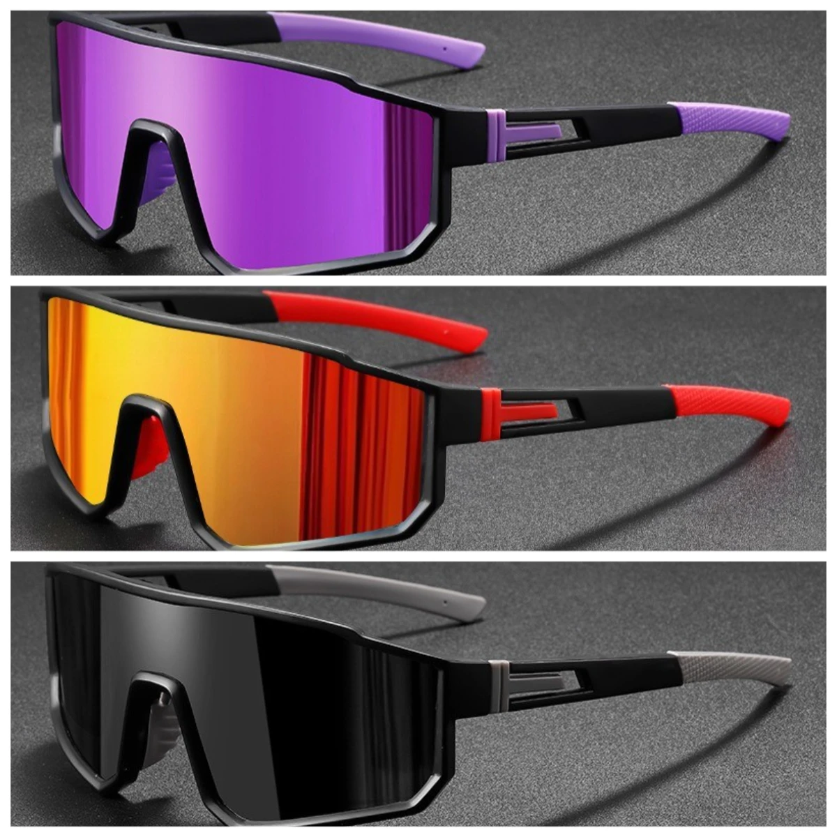 purple red black