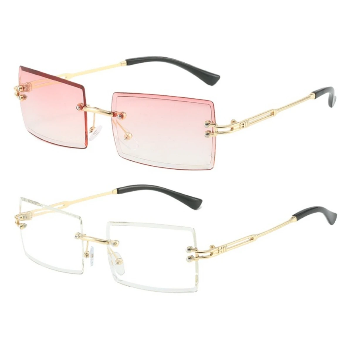 pinktransparent 2pcs