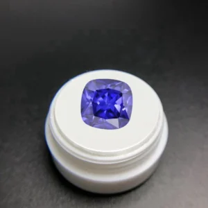 كبير الطبيعية تنزانيت الأزرق الياقوت جوهرة 12.0 مللي متر 6.0Cts وسادة قطع VVS أحجار كريمة مفكوكة للمجوهرات DIY بها بنفسك