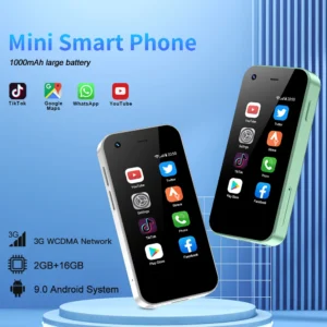سيرفو هاتف ذكي صغير KING5000 أندرويد 9.0 3G شبكة 2 SIM 2GB 16GB واي فاي هوت سبوت بلاي مخزن كروم HD كاميرا هواتف صغيرة الحجم