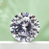WUIHA ريال مستدير 6.5 مللي متر 1CT VVS1 D مويسانيت فضفاض الأحجار الكريمة 100% اجتاز اختبار الماس GRA شهادة غرامة مجوهرات قطرة الشحن