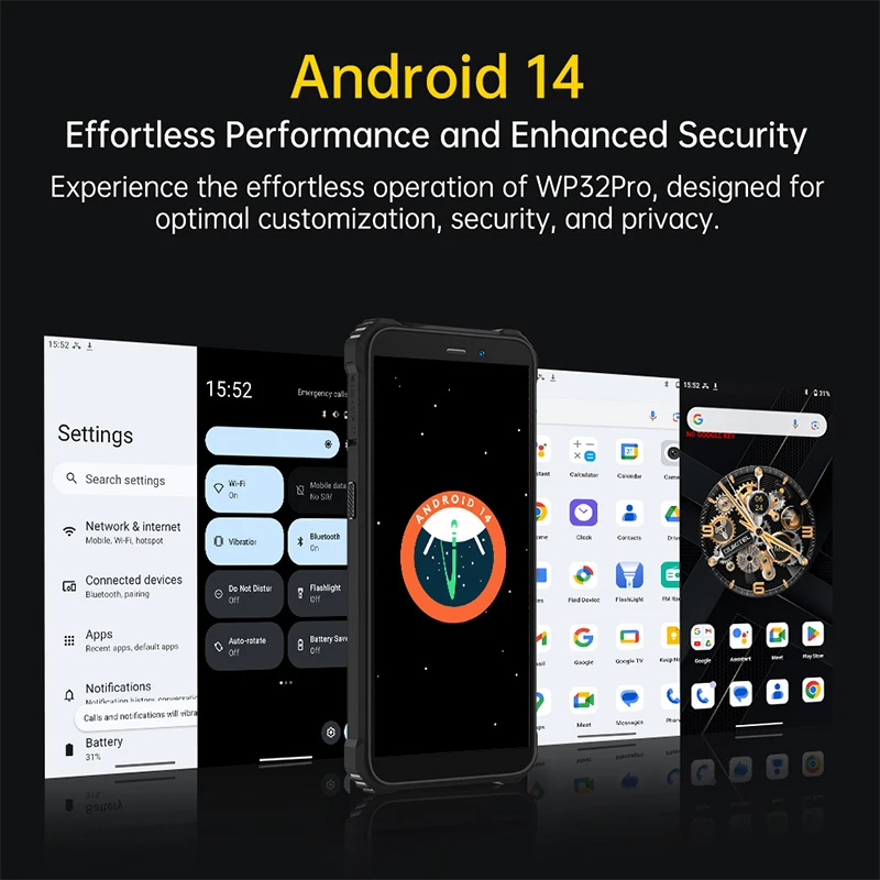 هاتف ذكي Oukitel WP32 pro إصدار عالمي 6 بوصة HD 6 جيجابايت + 256 جيجابايت 6300 مللي أمبير في الساعة ثماني النواة هاتف محمول 20 ميجابكسل - الصورة 6
