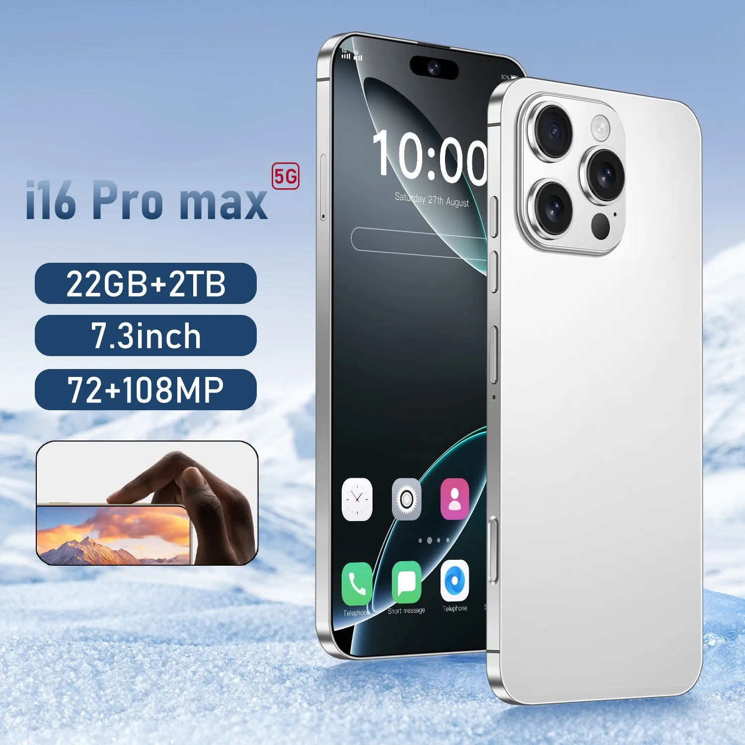 White 22GB 2TB