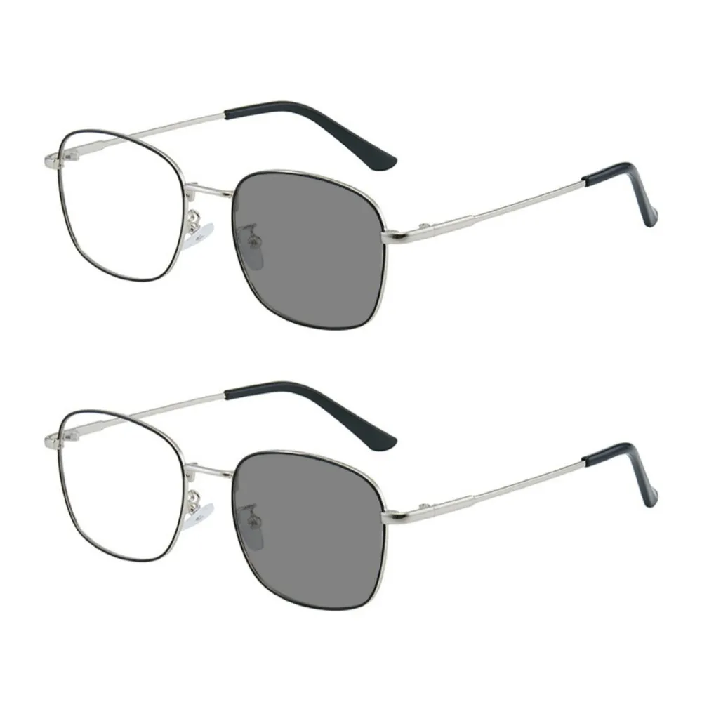 2pcs black silver