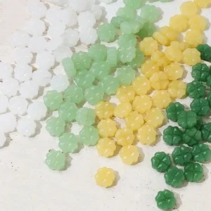 10 قطعة DIY بها بنفسك الطبيعية اليشم العقيق أربع أوراق البرسيم الخرز اكسسوارات موضة المجوهرات الحقيقية الأحجار الكريمة تميمة الفاخرة أفضل بيع الهدايا