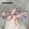 NYWOOH مكافحة نظارات الضوء الأزرق الإطار النساء عالية الجودة أنيقة المعادن الكمبيوتر النظارات وصفة طبية الديوبتر نظارات السيدات