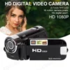 كاميرا رقمية عالية الدقة 1080 بكسل كاميرا فيديو رقمية بشاشة لمس 2.7 بوصة 270 ° مسجل فيديو DV دوران 16X مستشعر CMOS للتكبير الرقمي