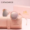 CATMONROE 1 قطعة النظارات الشمسية النساء الاستقطاب TAC عدسة PC الإطار خفيفة الوزن غير الأنف الضغط الصيد القيادة الشاطئ النظارات الشمسية اليومية