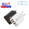 إجمالي 20 واط شاحن حائط متعدد المنافذ USB PD محول لشاومي آيفون 13 12 لشحن قابس الهاتف المحمول سامسونج