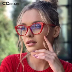 47312 إطارات النظارات المضادة للزرقاء البلاستيك التيتانيوم الرجال النساء نظارات الكمبيوتر الموضة البصرية