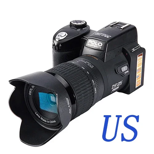 2025 24X زووم بصري HD كاميرا رقمية بولو D7100 33 مليون بكسل التركيز التلقائي المهنية DSLR كاميرا فيديو ثلاثة عدسة في الهواء الطلق - الصورة 2