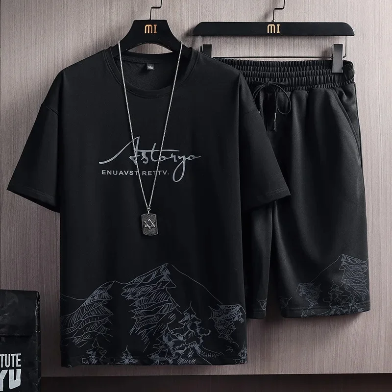 Qingshao snow mountain black suit