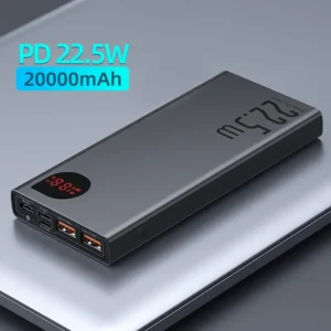 جديد 22.5 واط قوة البنك 20000 مللي أمبير المحمولة شحن سريع Powerbank نوع C PD Qucik تهمة شاحن بطارية خارجي آيفون 16