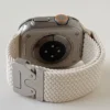 حزام مضفر لساعة أبل 40 ملم 44 ملم 46 ملم 42 ملم 49 ملم 45 ملم 41 ملم 38 ملم سوار IWatch Series 10 SE 9 8 7 6 Ultra 2 العصابات