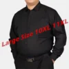 قميص مكتب الأعمال للرجال كم طويل بلون سادة موضة بسيطة وردي أصفر أزرق مقاس كبير جدًا 8XL-9XL-10XL-11XL يؤرخ