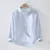Light blue high quality cotton linen/cool heat dissipation