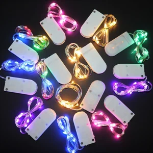 أضواء الجنية الأسلاك النحاسية LED سلسلة أضواء عيد الميلاد جارلاند داخلي غرفة نوم المنزل الزفاف السنة الجديدة الديكور USB بطارية تعمل بالطاقة