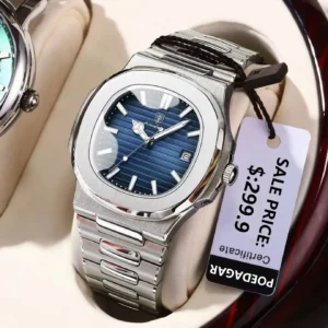 POEDAGAR Top Luxury Brand Man Watch Sports Waterproof Luminous Date Men Wristwatch Square Dial Quartz Men's Watches High Quality