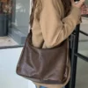 Maillardvintage 2024 New Trendy Korean Tote Bag Women's Large Capacity Single Shoulder Bag Versatile Crossbody For Ladies