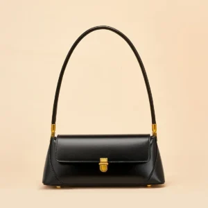 Women's Bag High Feeling Fashion Style PU Material Shoulder Bag Retro Baguette Underarm Bag Hundred