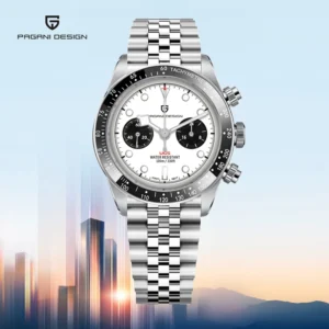 2025 New PAGANI DESIGN Retro Panda Men's Watches Quartz Wristwatch Top Luxury Watch For Man AR Sapphire Mirror Waterproof Clock