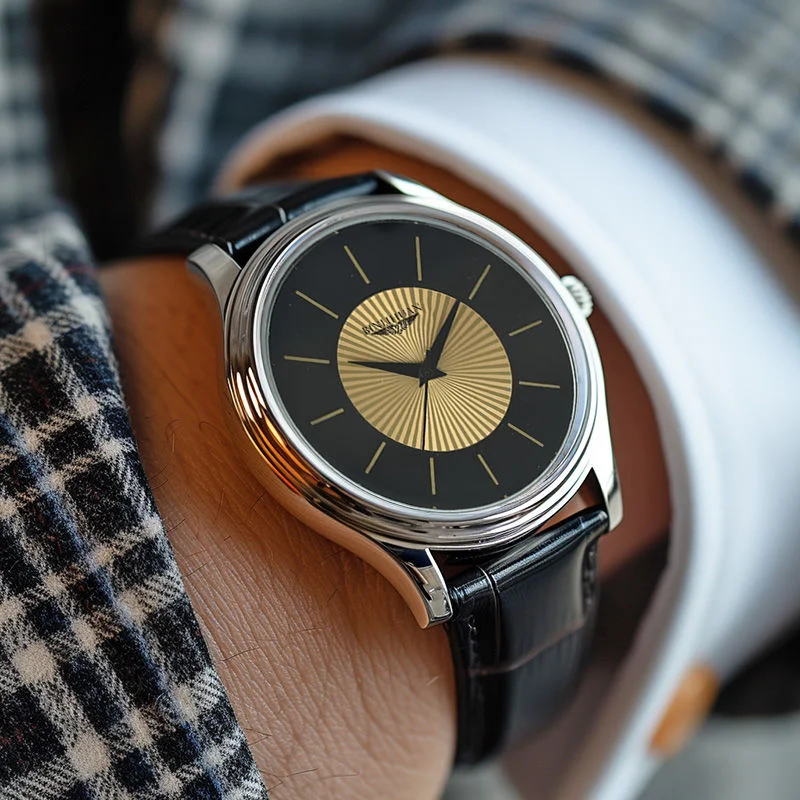 Top Brand Man Wristwatch Luxury Business Waterproof Men Watch For Men Quartz Clock Leather Men's Watches reloj Handsome 2025 New - الصورة 4