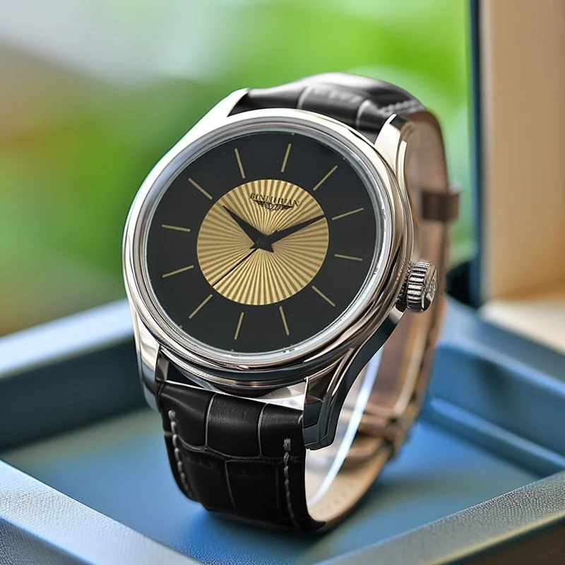 Top Brand Man Wristwatch Luxury Business Waterproof Men Watch For Men Quartz Clock Leather Men's Watches reloj Handsome 2025 New - الصورة 2