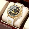 white-golden-watch